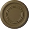 Ekena Millwork Federal Roped Small Ceiling Medallion (Fits Canopies up to 6"), 12 5/8"OD x 1 1/8"P, Mississippi Mud CM12FEMMF - alternate 1